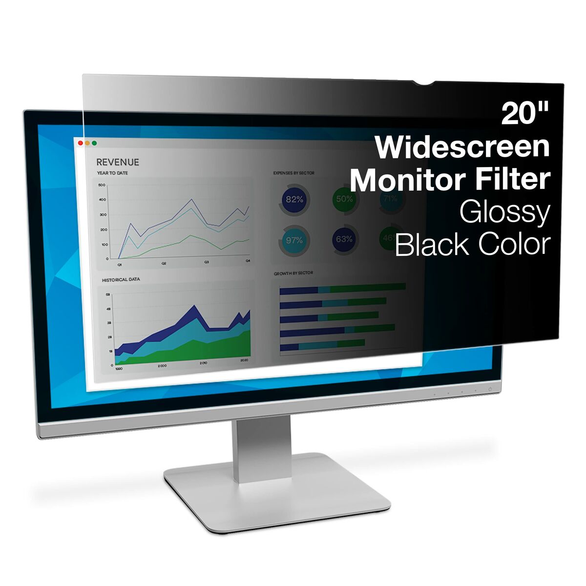 Privacy Filter for Monitor 3M PF200W9B 20"-0