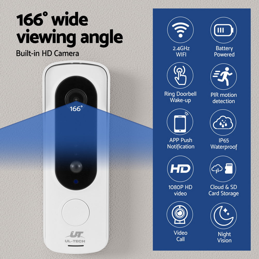 Wireless Doorbell Security Camera-3